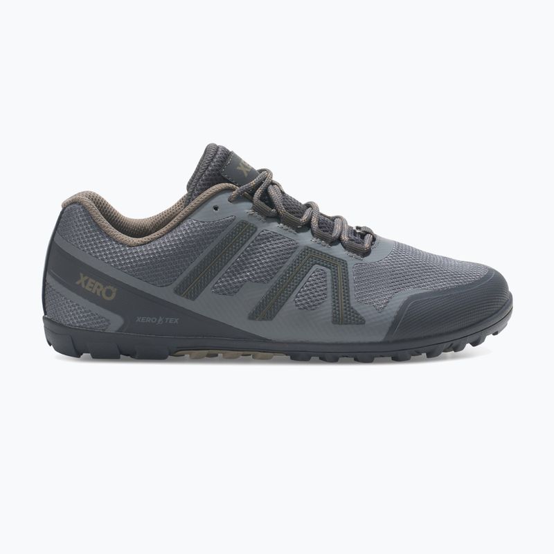 Men's barefoot shoes Xero Shoes Mesa Trail WP steel grey/asphalt 2