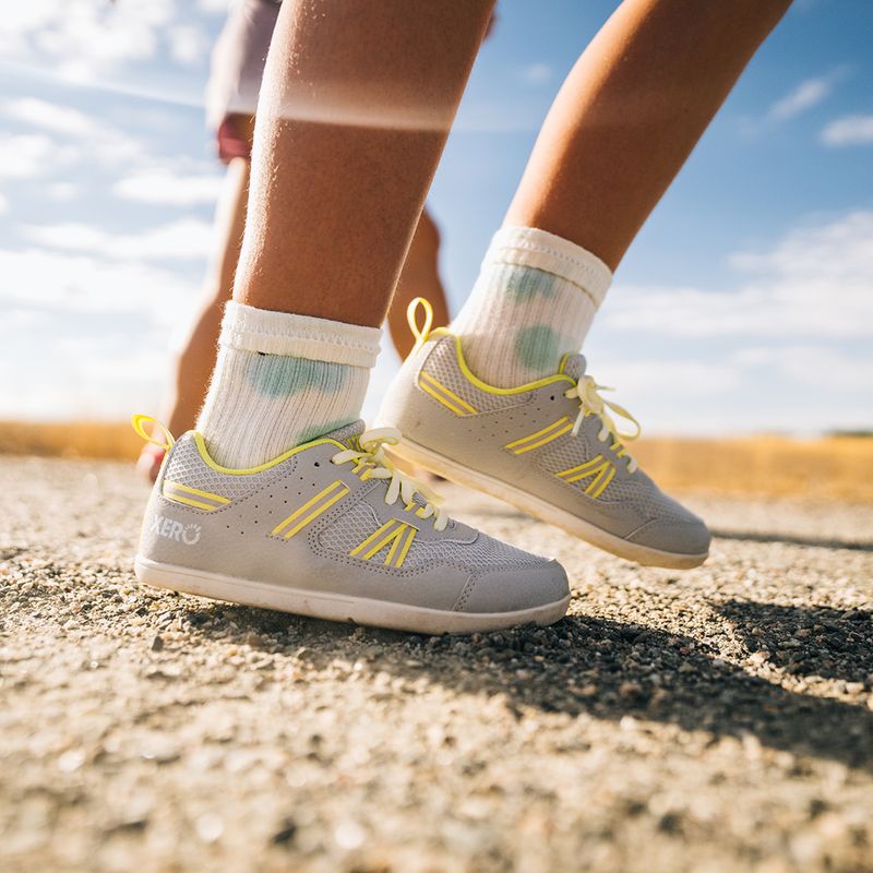 Children's barefoot shoes Xero Shoes Prio lunar rock/sunny lime 7