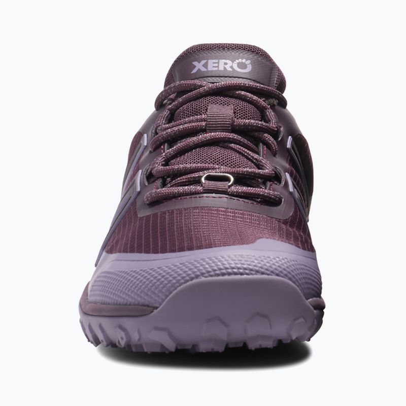 Women's barefoot shoes Xero Shoes Scrambler Trail Low WP Plum perfect/sage purple 10