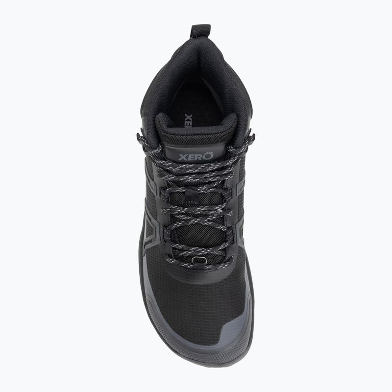 Men's barefoot shoes Xero Shoes Scrambler Trail Mid WP black/asphalt 5