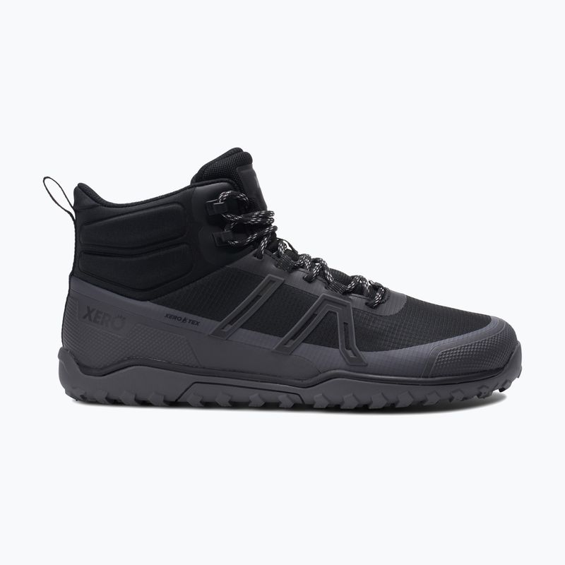 Men's barefoot shoes Xero Shoes Scrambler Trail Mid WP black/asphalt 8