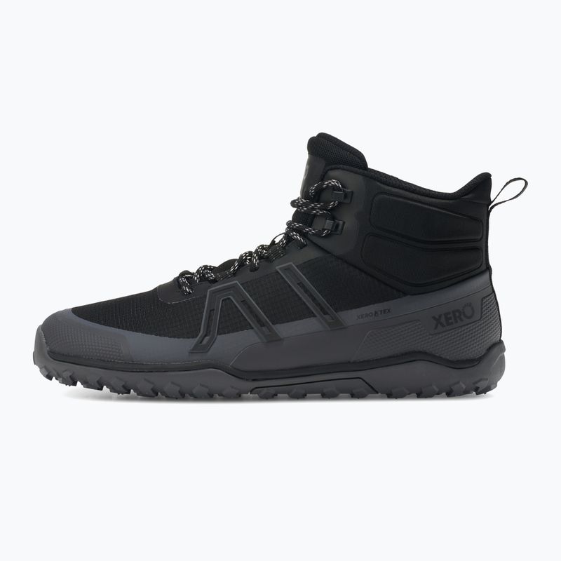 Men's barefoot shoes Xero Shoes Scrambler Trail Mid WP black/asphalt 9