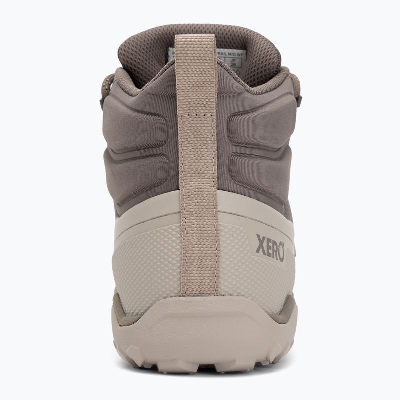 Men's Barefoot Shoes Xero Shoes Scrambler Trail Mid WP morel/pure/cashmere 6