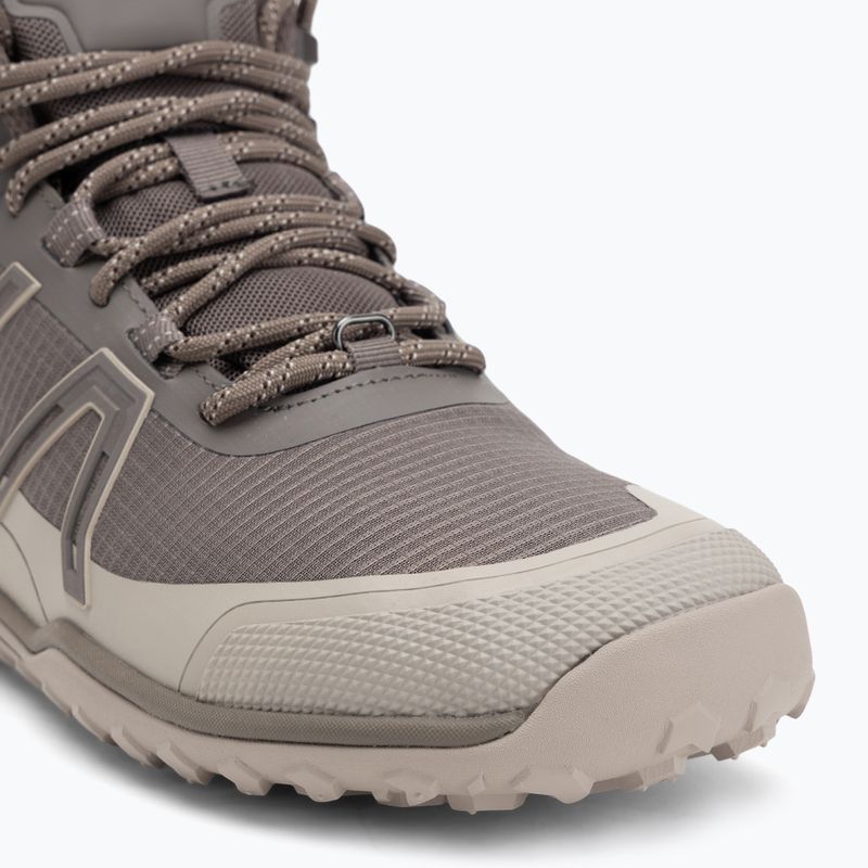 Men's Barefoot Shoes Xero Shoes Scrambler Trail Mid WP morel/pure/cashmere 7