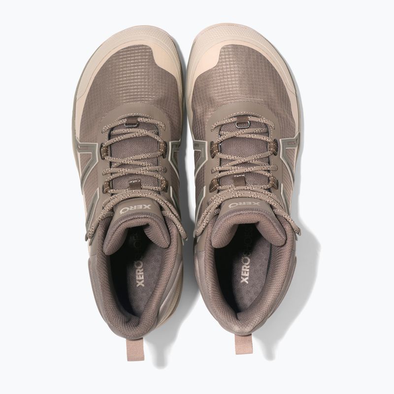 Berefoot Men's Xero Shoes Scrambler Trail Mid WP morel/pure/cashmere boots 12