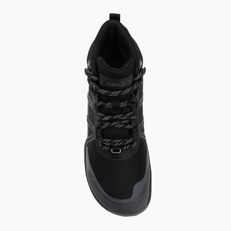 Women's barefoot shoes Xero Shoes Scrambler Trail Mid WP black/asphalt 5