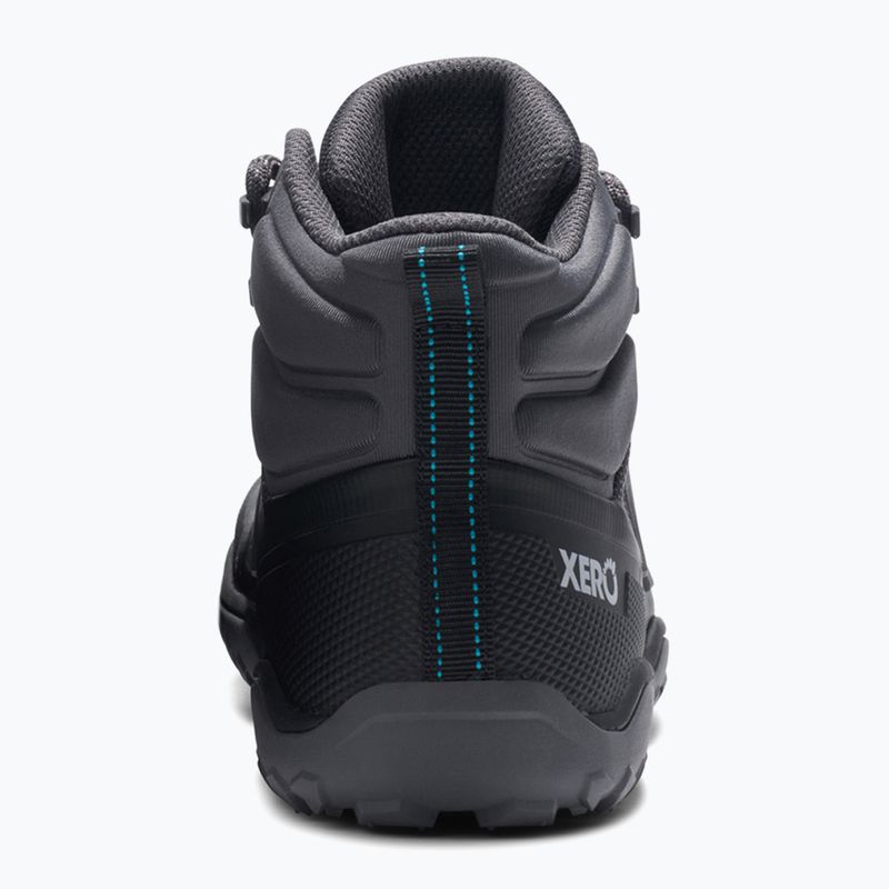 Women's barefoot shoes Xero Shoes Scrambler Trail Mid Asphalt/Black 4