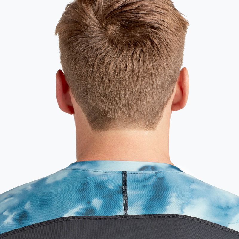 Dakine men's swim shirt Hd Snug Fit Rashguard Crew black and blue DKA651M0004 4