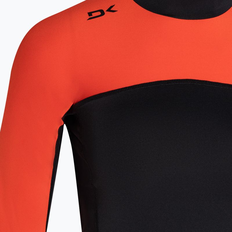 Dakine women's swim shirt Hd Snug Fit Rashguard black and red DKA651W0008 5