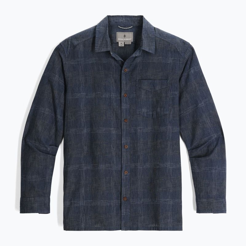 Men's shirt Royal Robbins Hempline Spaced collins blue 4