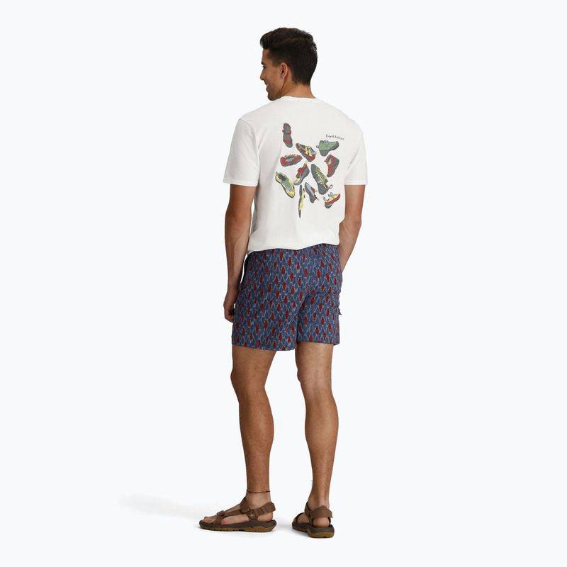 Men's Royal Robbins All-In navy fish pt shorts 3