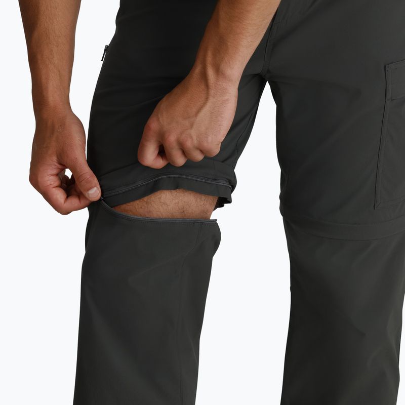 Royal Robbins men's Wilder Zip-Off trousers charcoal 6