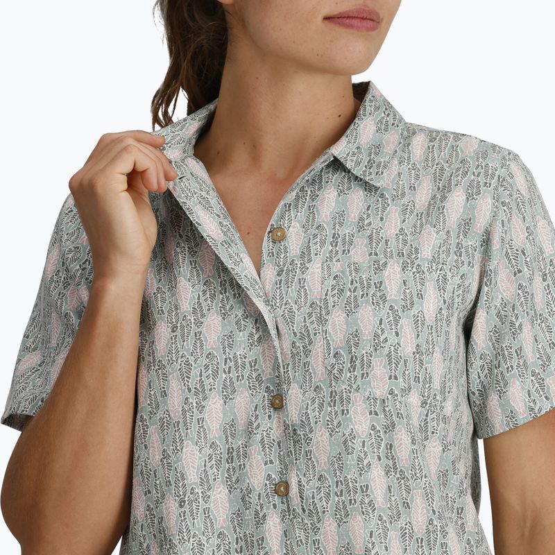 Women's shirt Royal Robbins Camino Pucker sage leaf fish pt 4