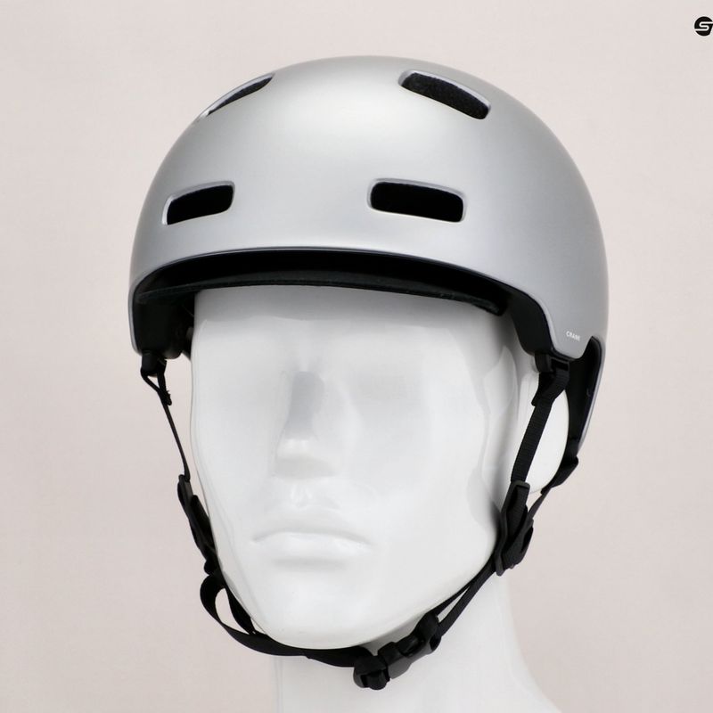 Bicycle helmet POC Crane MIPS argentite silver matt 8