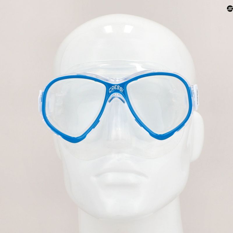 Cressi Perla children's diving mask blue and clear DN208420 7