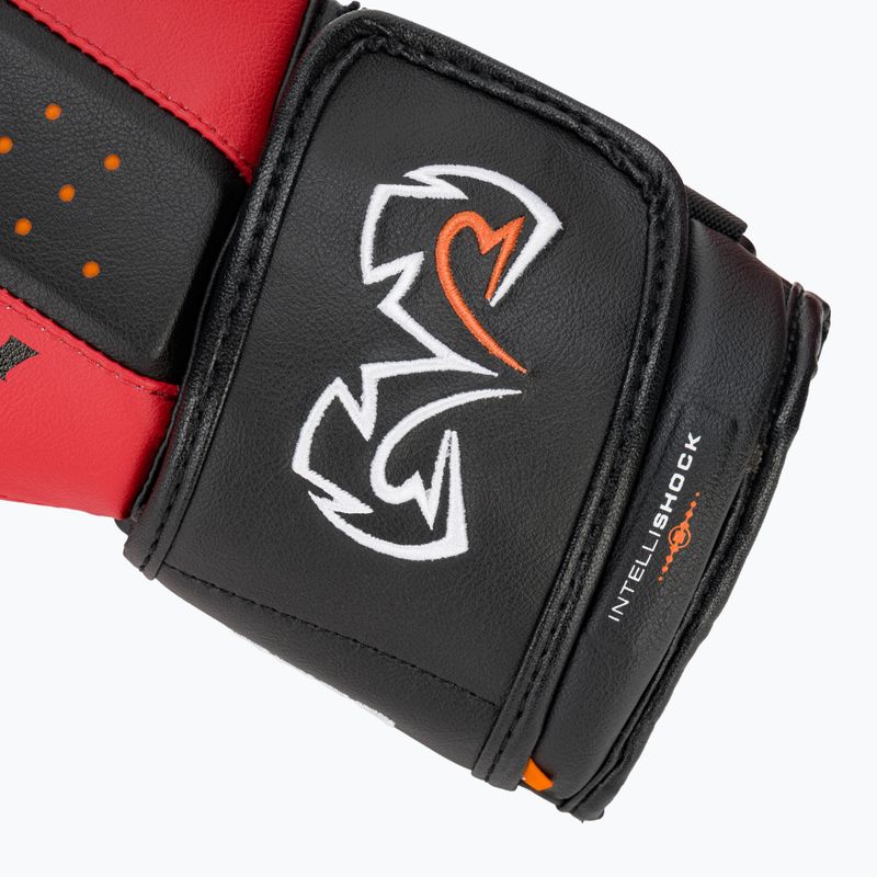 Rival RB10 Intelli-Shock Bag boxing gloves black/red 6