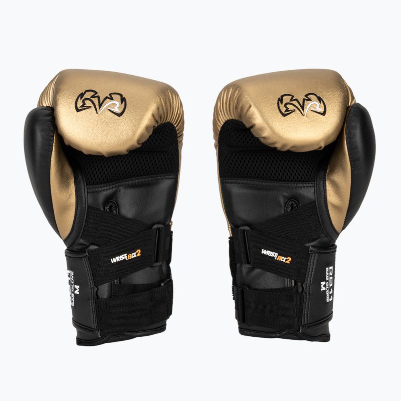 Boxing gloves Rival RB11 gold 3