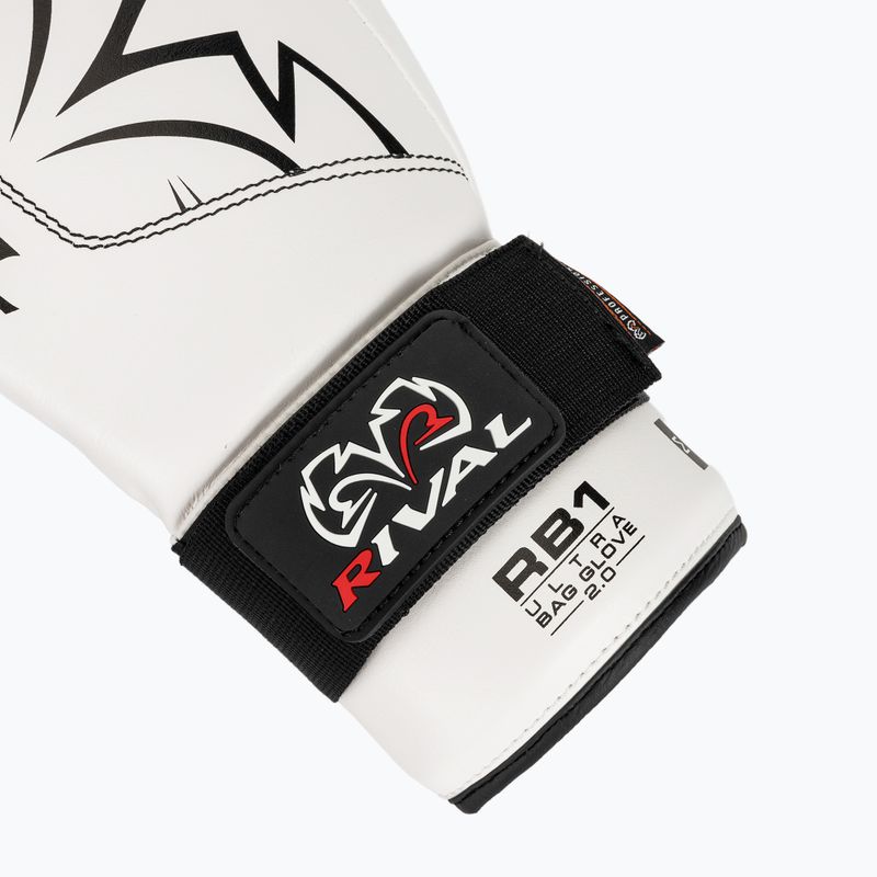 Boxing gloves Rival RB1 Ultra Bag 2.0 white 6