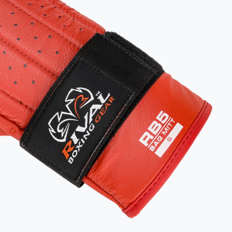 Rival RB5 Bag Mitts boxing gloves red 6
