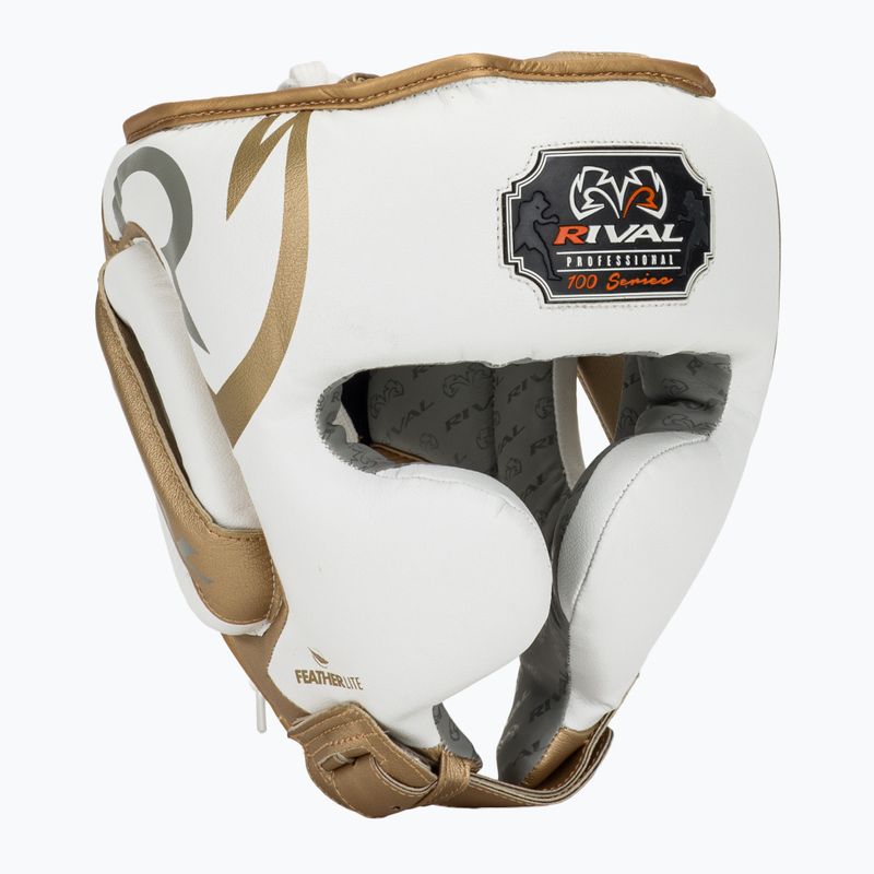 Boxing helmet Rival RHG100 Professional Headgear white/gold