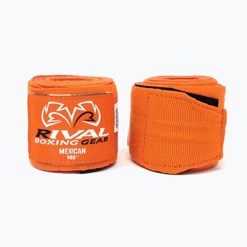 Boxing bandages Rival Mexican Handwraps 180 cm orange