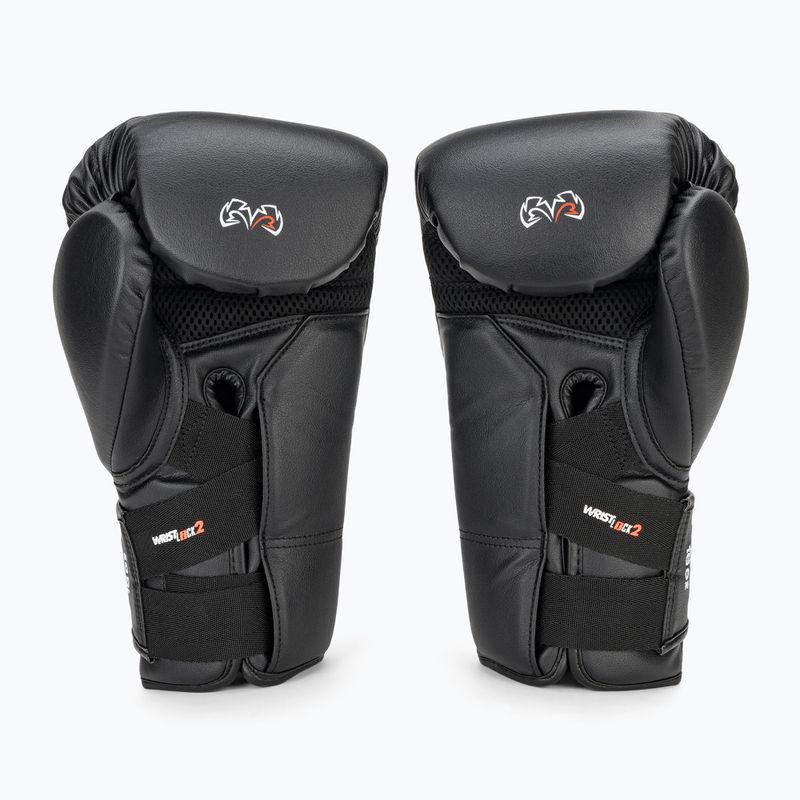 Rival RS11V Professional black boxing gloves 3