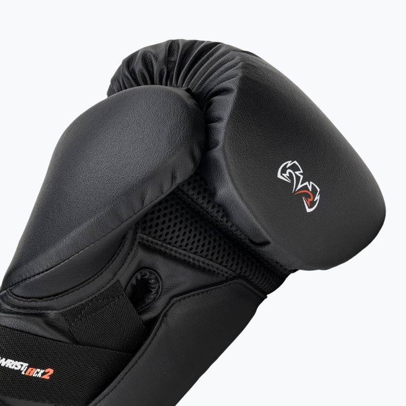 Rival RS11V Professional black boxing gloves 7