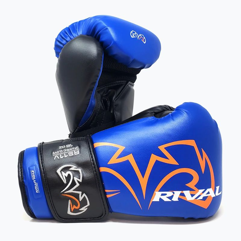 Rival RS11V Professional blue boxing gloves