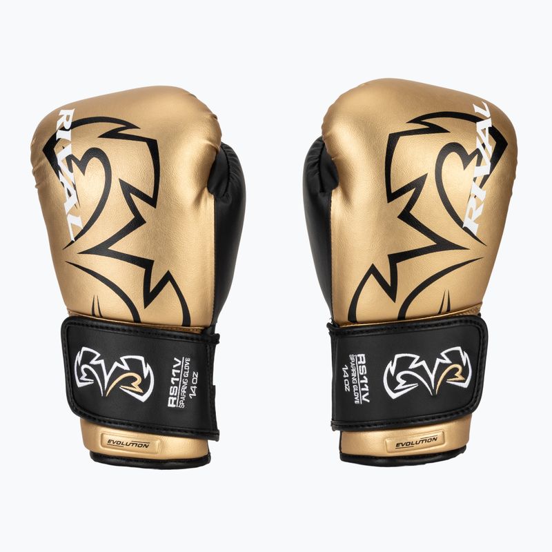 Boxing gloves Rival RS11V Evolution gold 2