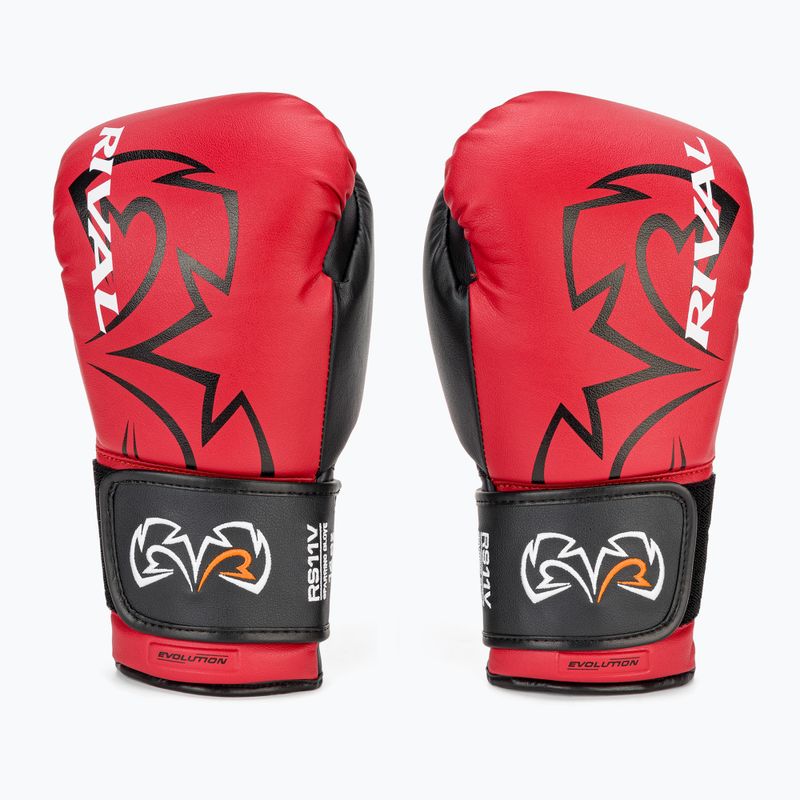 Rival RS11V Professional red boxing gloves 2