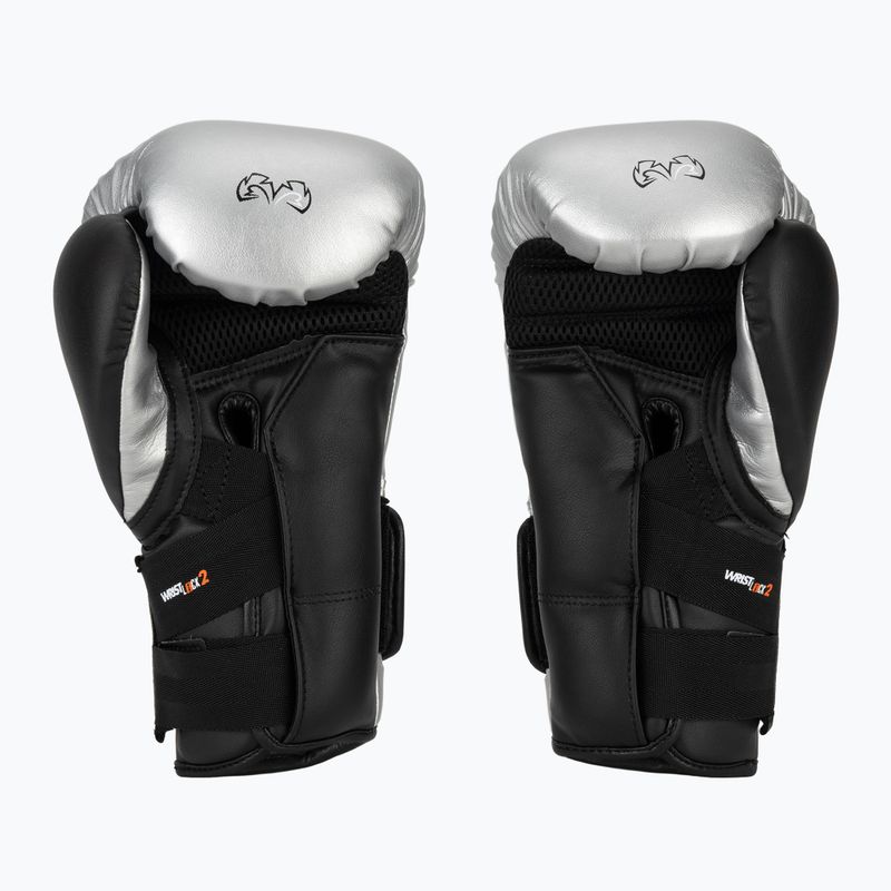 Rival RS11V Professional silver boxing gloves 3
