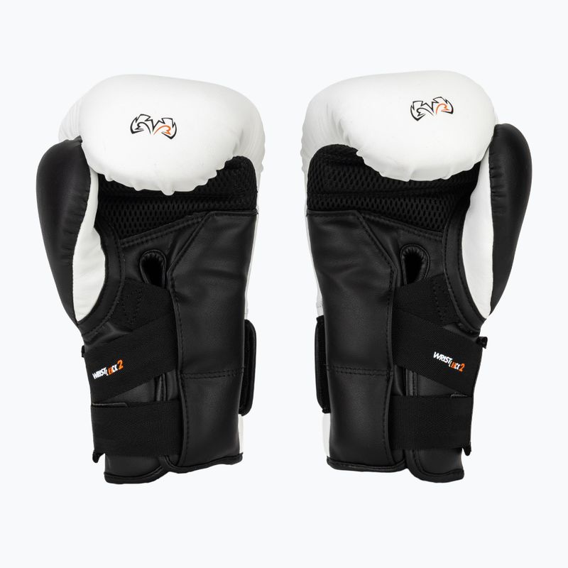 Rival RS11V Professional white boxing gloves 3