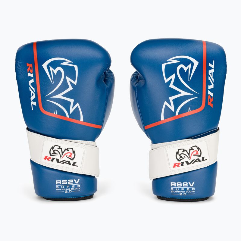 Rival Super Sparring 2.0 boxing gloves blue 2