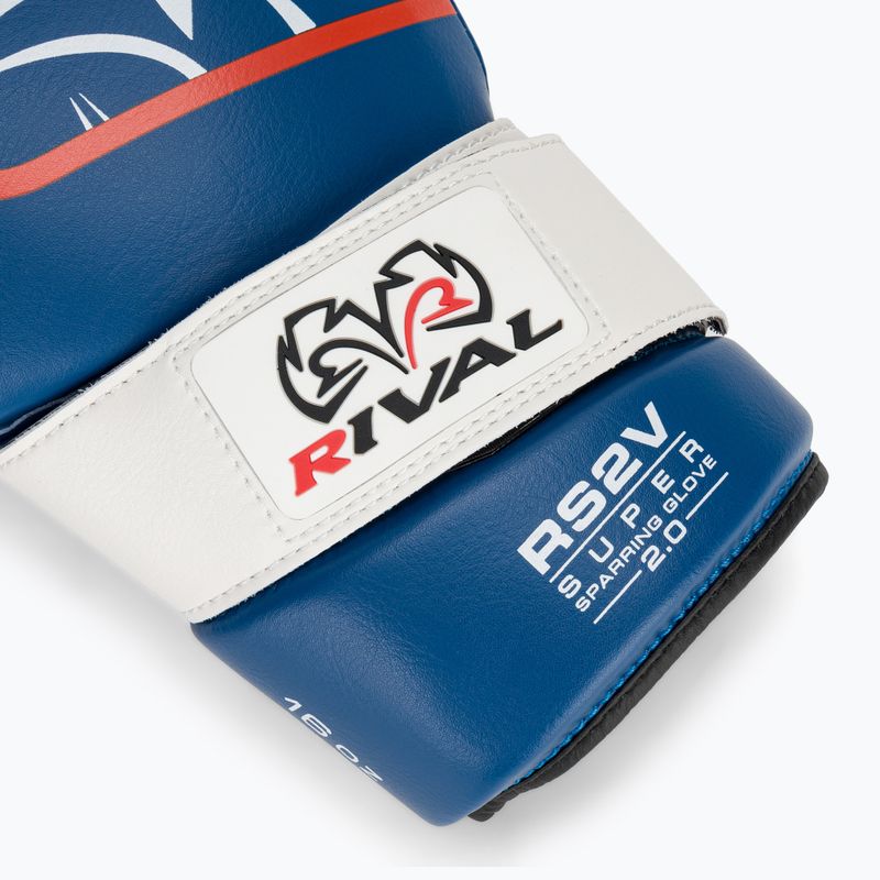 Rival Super Sparring 2.0 boxing gloves blue 6
