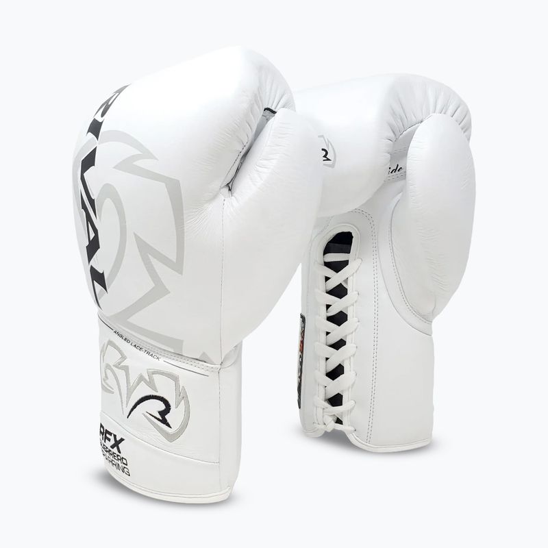 Rival RFX-Guerrero Sparring-SF-H white boxing gloves 2
