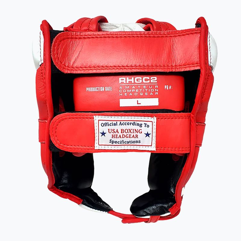 Rival Amateur Competition Headgear Boxing Helmet red/white 8