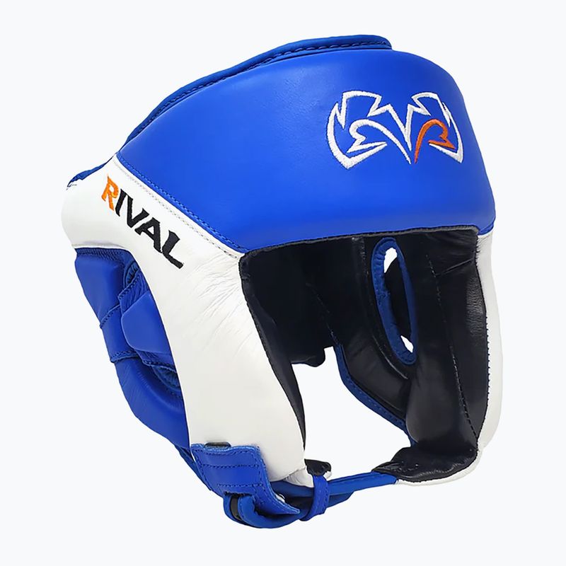 Rival Amateur Competition Headgear Boxing Helmet blue/white 6