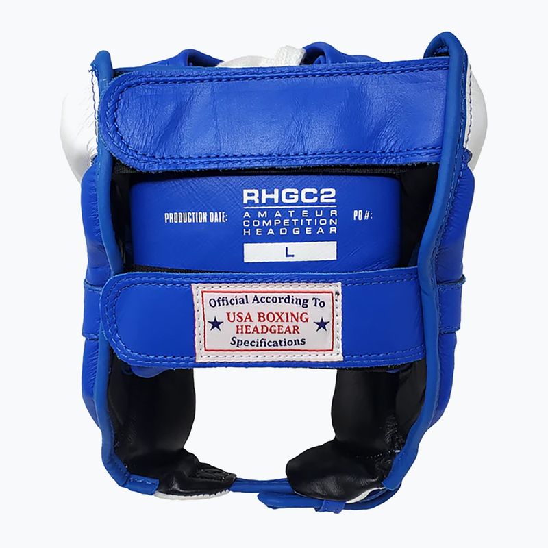 Rival Amateur Competition Headgear Boxing Helmet blue/white 8