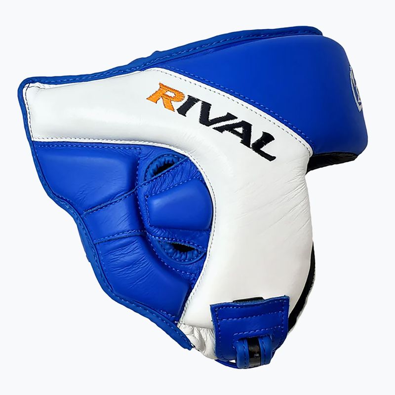 Rival Amateur Competition Headgear Boxing Helmet blue/white 9