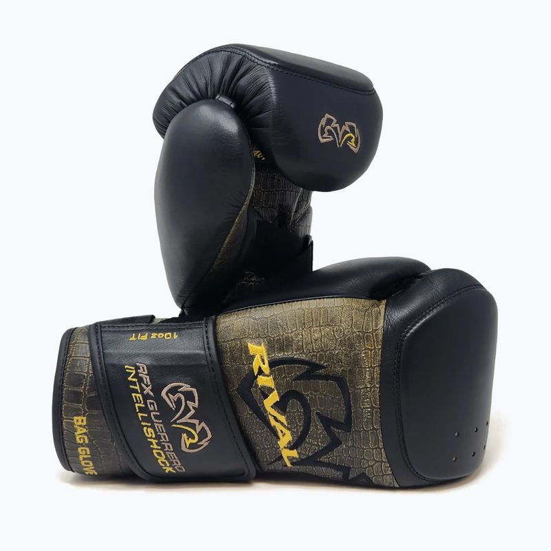 Rival boxing gloves RFX-Guerrero Intelli-Shock Bag Croc Skin Edition black/black 3