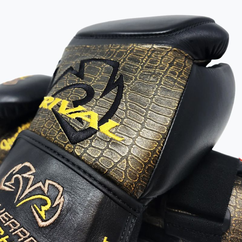 Rival boxing gloves RFX-Guerrero Intelli-Shock Bag Croc Skin Edition black/black 4