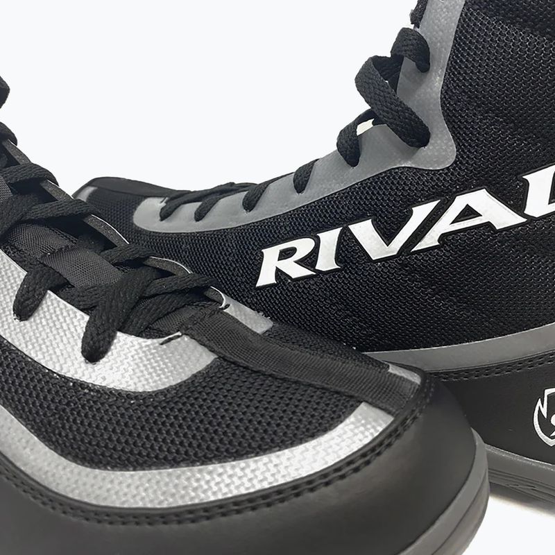 Rival RSX-Prospect black/grey boxing boots 8