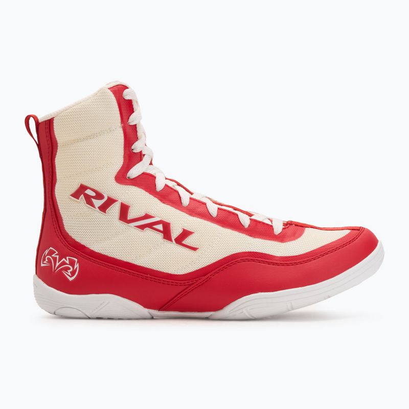 Rival RSX-Prospect white/red boxing shoes 2