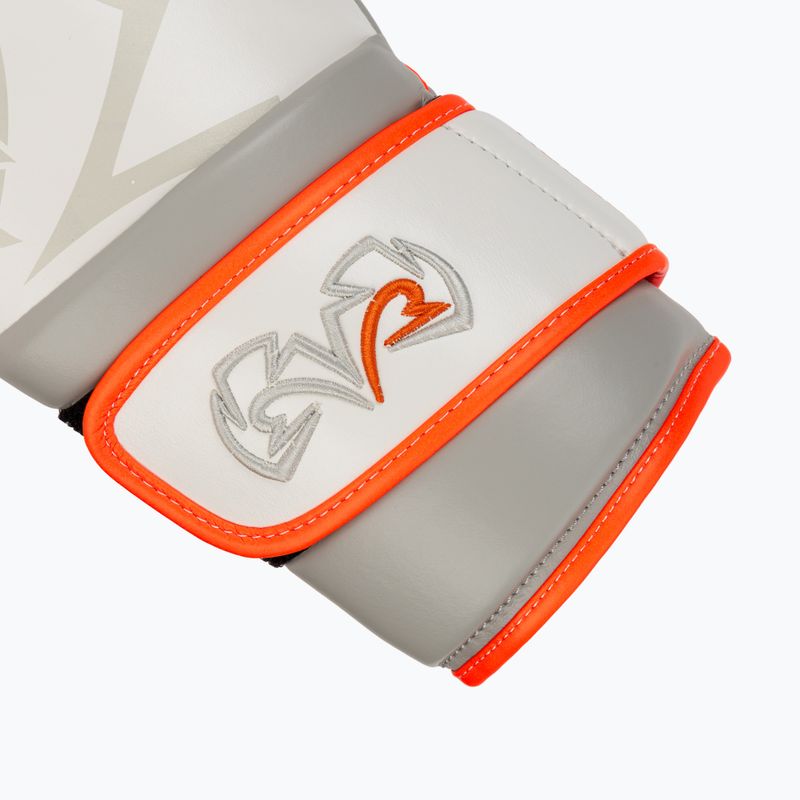 Boxing gloves Rival Impulse Sparring Gloves Gants white/orange 6
