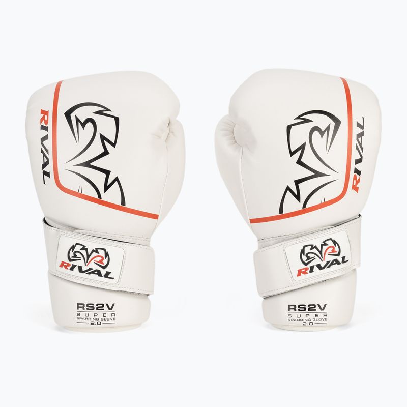 Boxing gloves Rival Super Sparring 2.0 white 2