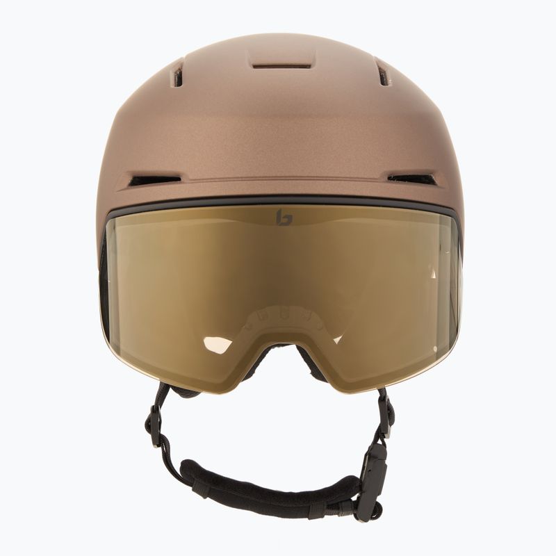 Bollé X-Fusion tungsten black matte/photochromic gold ski helmet 2