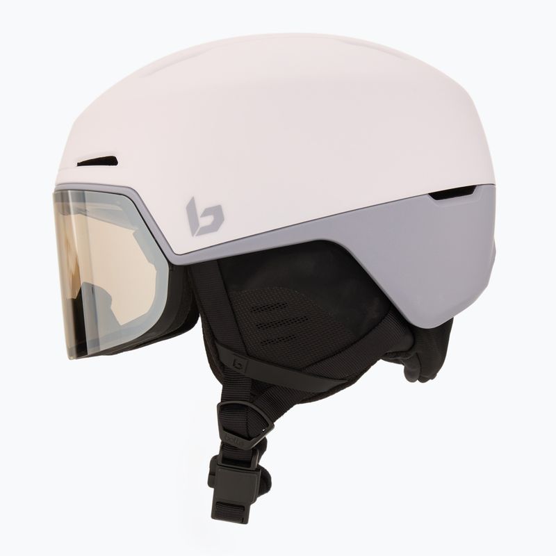 Bollé X-Fusion ski helmet white lilac matte/photochromic gun 4