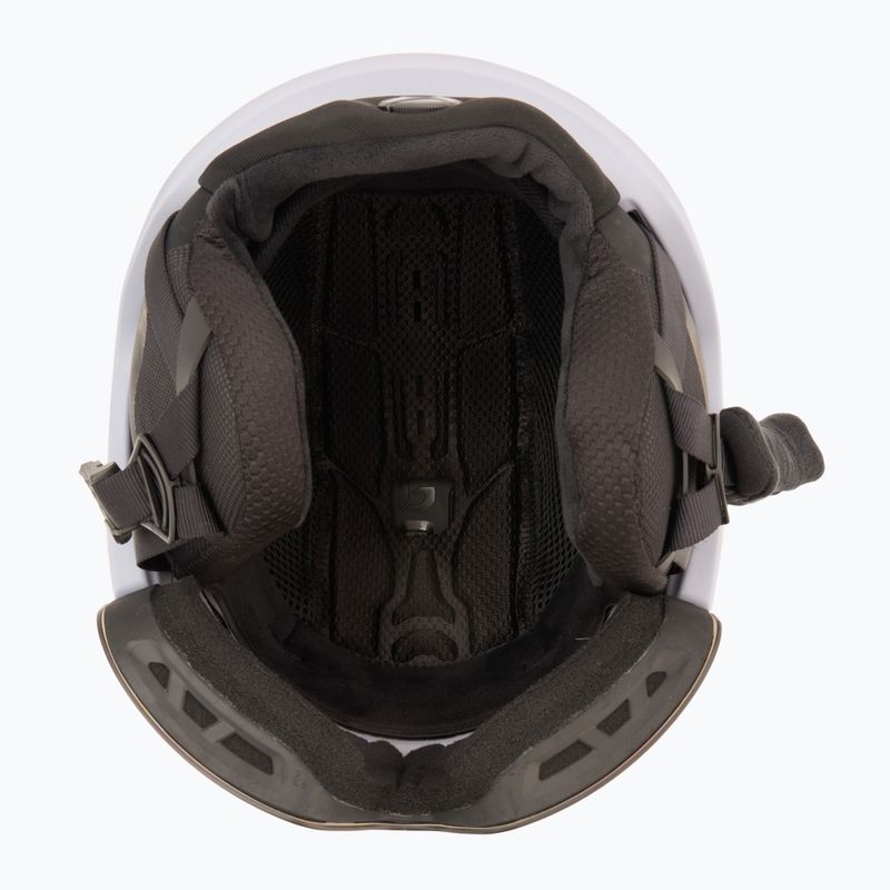 Bollé X-Fusion ski helmet white lilac matte/photochromic gun 5