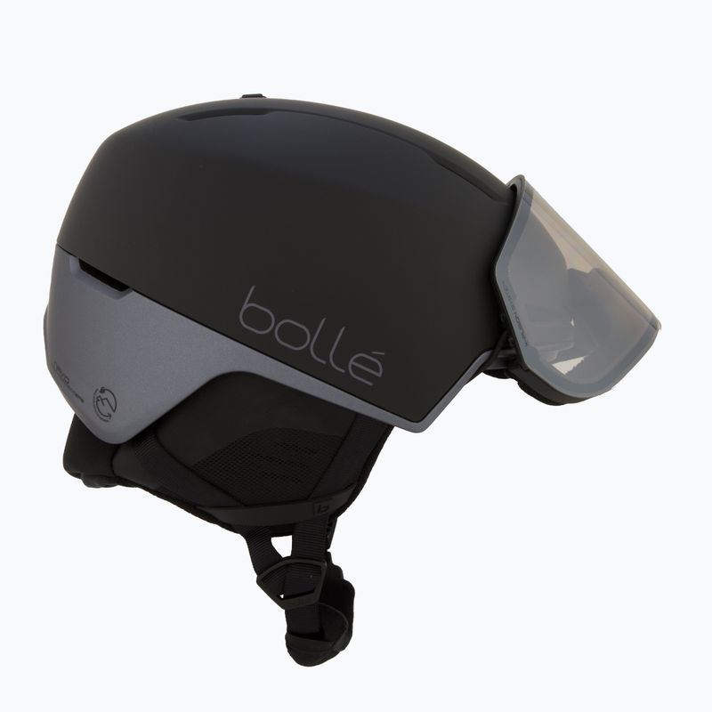 Bollé X-Fusion ski helmet black/steal matte/photochromic gun 6