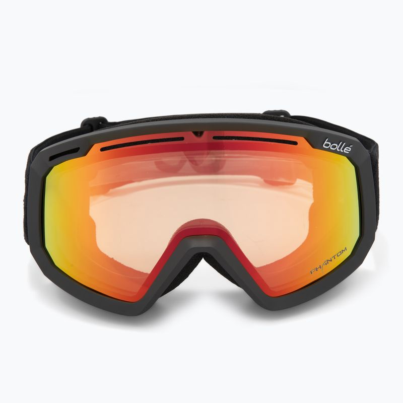 Ski goggles Bollé Y7 OTG black matte/phantom fire red 2
